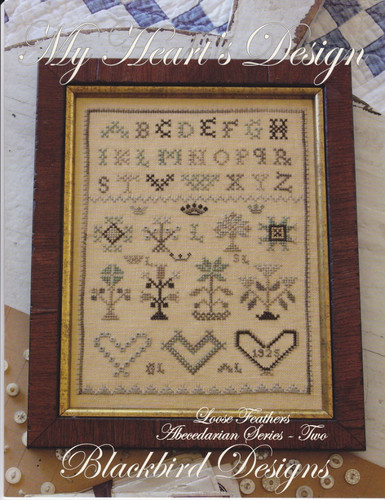 Heart design abecedarian - heart's,