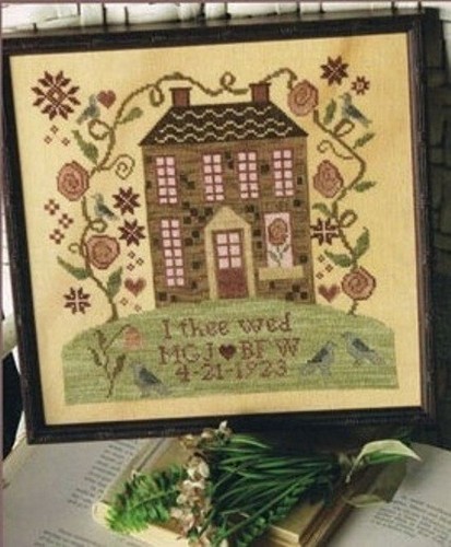 Thee wed cross stitch - i,
