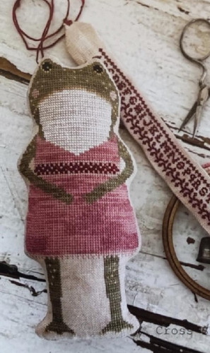 Lily pinkeep cross stitch - lily,