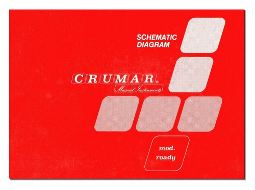 Crumar roady service manual - crumar,
