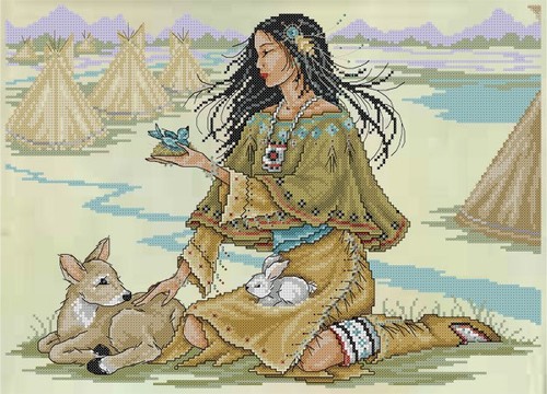 Cross stitch pattern - cross,
