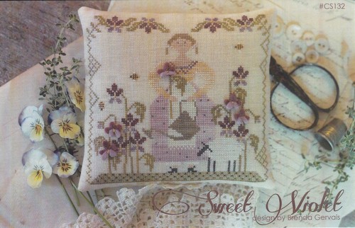Sweet violet cushion cross - sweet,