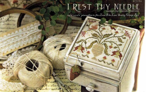Rest thy needle cross stitch - needle,