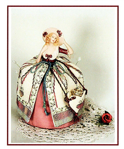 Christmas doll pincushion - christmas,