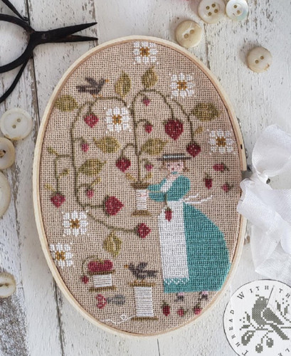 Berry keeper cross - cross, stitch