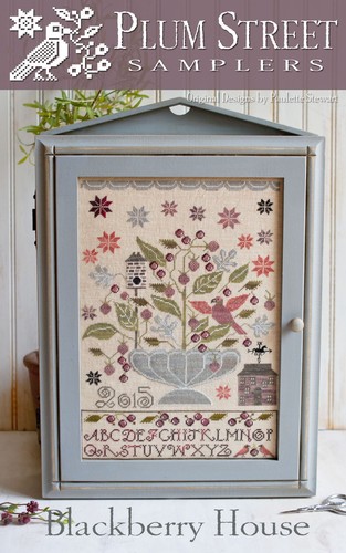 Blackberry house cross stitch - blackberry,
