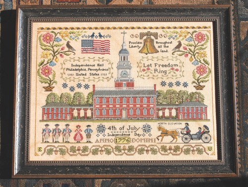 Let freedom ring cross stitch - freedom,