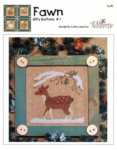Fawn cross stitch pattern - cross,