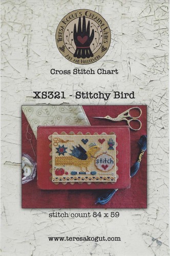 Stitchy bird cross stitch - cross,