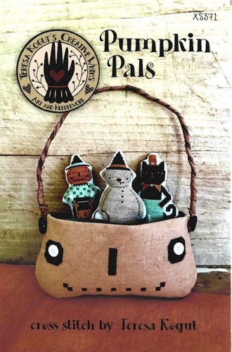 Pumpkin pals cross stitch - pumpkin,