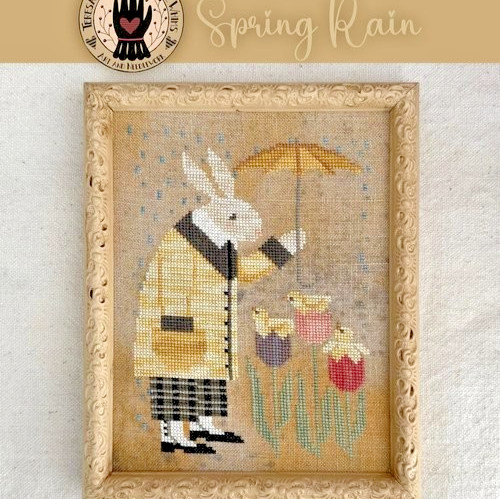Spring rain cross stitch - -,