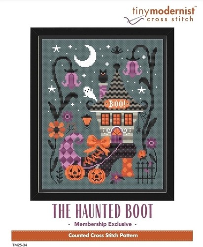 Haunted boot halloween - haunted,