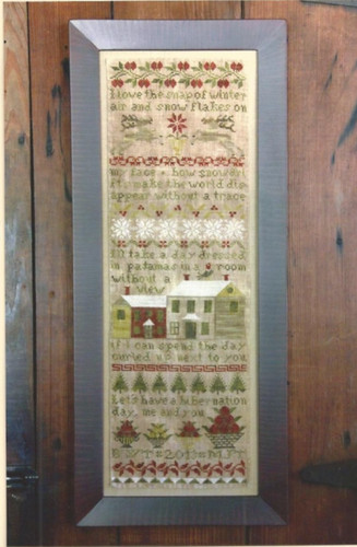 Christmas cross stitch pattern - cross,