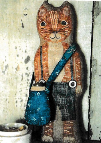 Theodore pinkeep cross stitch - theodore,