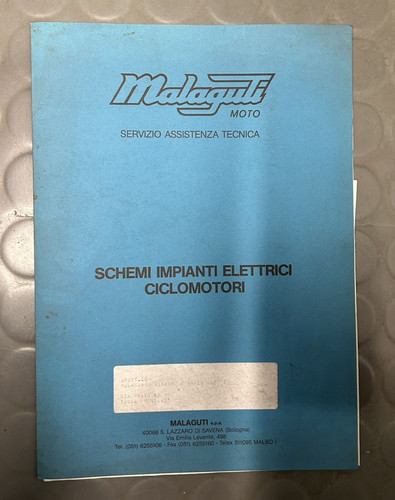 Malaguti schemi impianti - schemi,